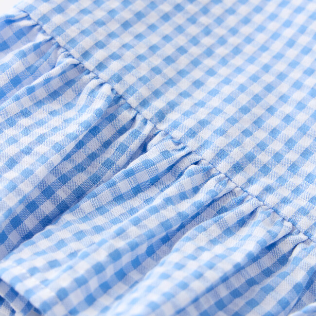 Elara Top, Blue Gingham - Shirts - 6