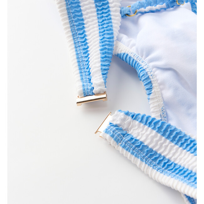 Nellie Bikini, Blue / White Stripe - Suits & Separates - 7