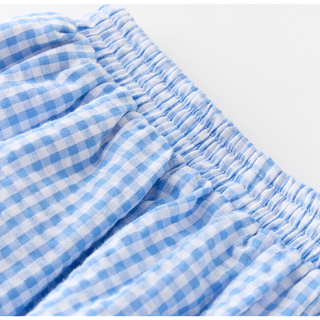 Elara Shorts, Blue Gingham - Shorts - 4