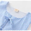 Elara Top, Blue Gingham - Shirts - 7