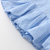 Elara Mini Skirt, Blue Gingham - Skirts - 6