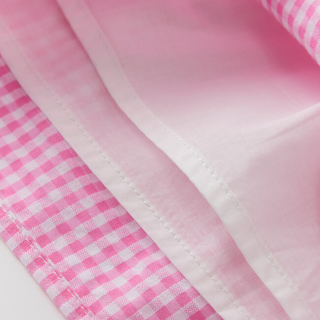 Elara Shorts, Pink Gingham - Shorts - 7