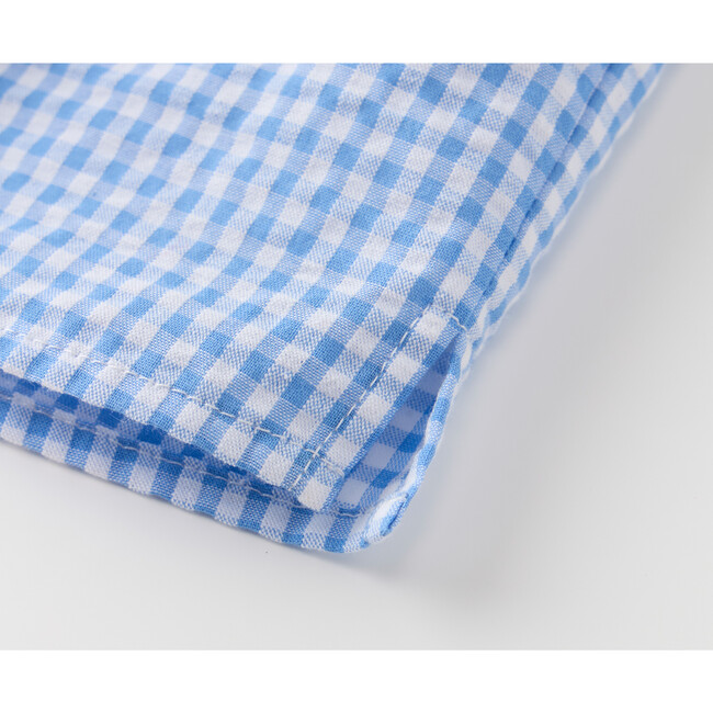 Elara Shorts, Blue Gingham - Shorts - 5