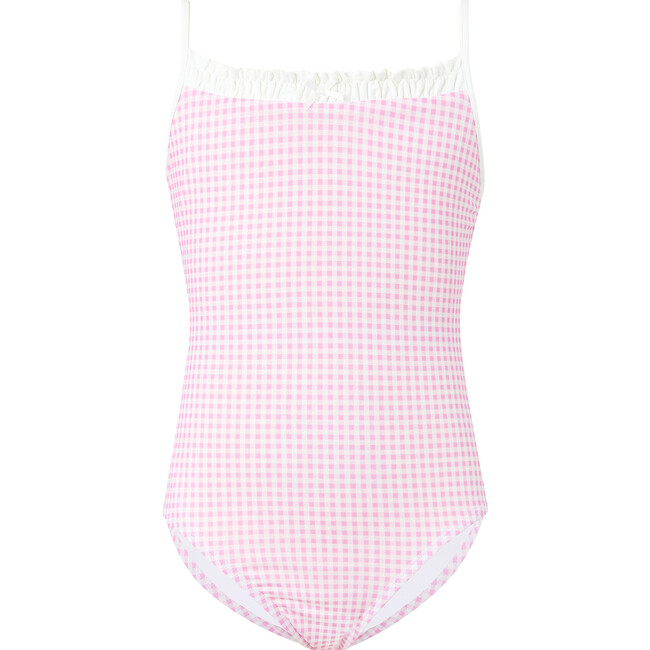 Elara Full Piece, Pink Gingham