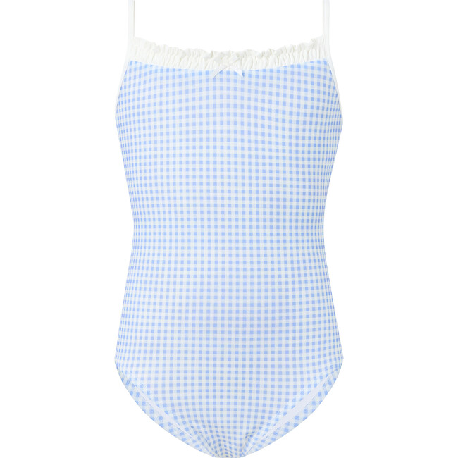 Elara Full Piece, Blue Gingham