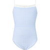 Elara Full Piece, Blue Gingham - One Pieces - 1 - thumbnail