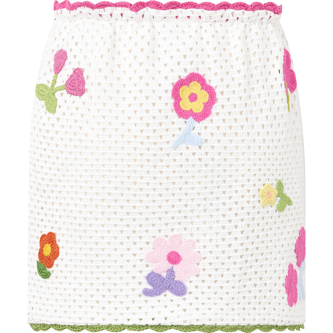 Daisette Crochet Mini Skirt, Multi - Skirts - 2