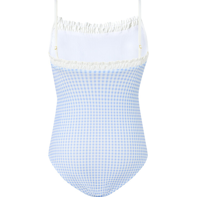 Elara Full Piece, Blue Gingham - One Pieces - 2