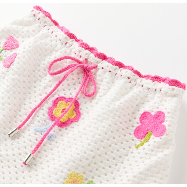 Daisette Crochet Mini Skirt, Multi - Skirts - 3