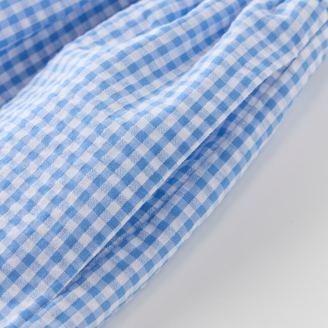 Elara Shorts, Blue Gingham - Shorts - 7