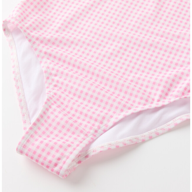 Elara Full Piece, Pink Gingham - One Pieces - 5