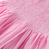 Elara Mini Dress, Pink Gingham - Dresses - 4