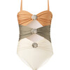 Cleo Full Piece, Tan - One Pieces - 1 - thumbnail