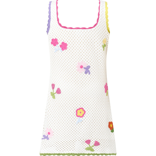 Daisette Crochet Mini Dress, Multi - Dresses - 2