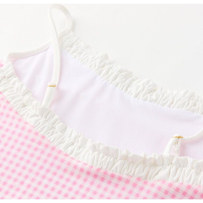 Elara Full Piece, Pink Gingham - One Pieces - 7