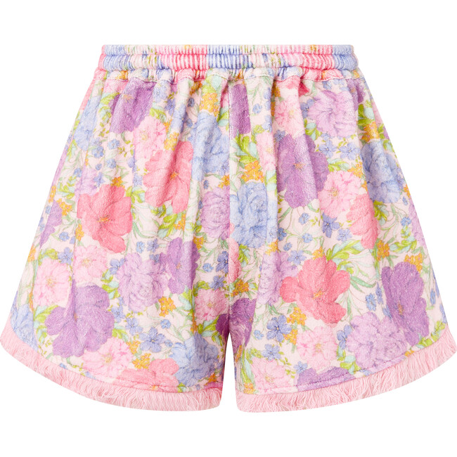 Charlotte Terry Towelling Shorts, Floral - Shorts - 2