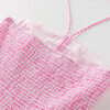 Elara Mini Dress, Pink Gingham - Dresses - 6
