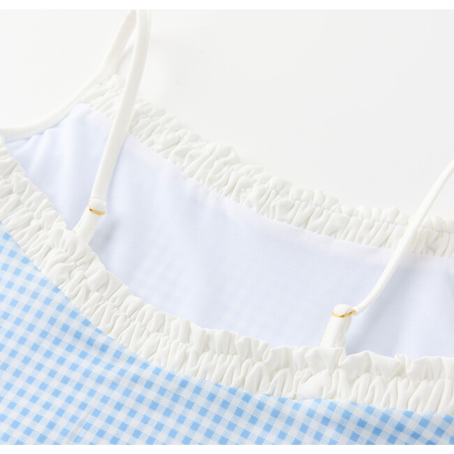 Elara Full Piece, Blue Gingham - One Pieces - 6