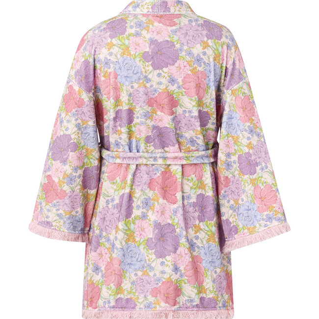 Charlotte Terry Towelling Robe, Floral - Robes - 2