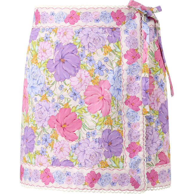 Charlotte Mini Wrap Skirt, Floral