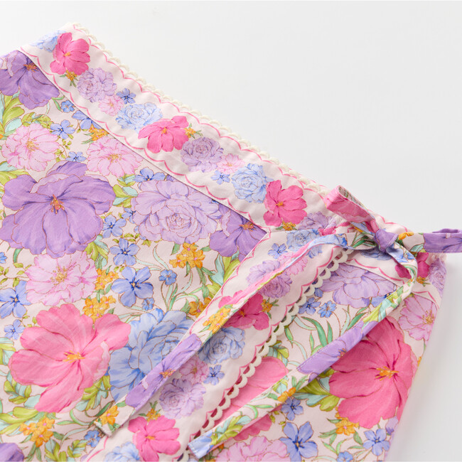 Charlotte Mini Wrap Skirt, Floral - Skirts - 3