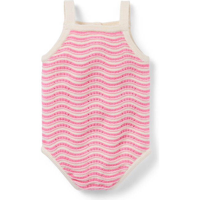Wavy Striped Romper - Rompers - 1