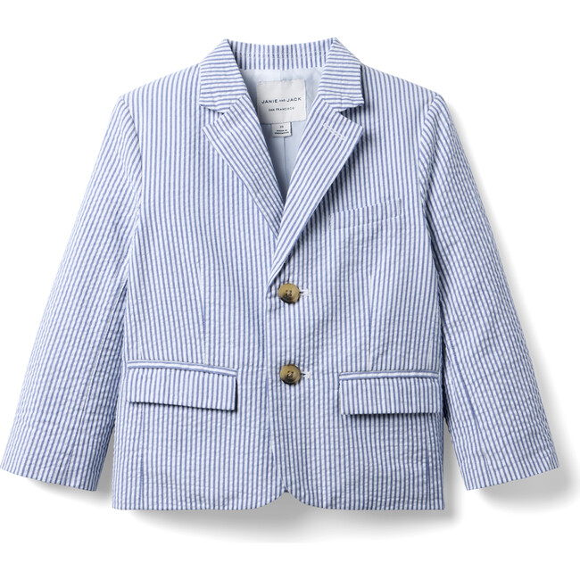 The Striped Seersucker Blazer - Blazers & Sport Coats - 1