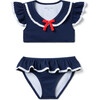 Recycled Textured Ruffle 2-Piece Swimsuit - Two Pieces - 1 - thumbnail