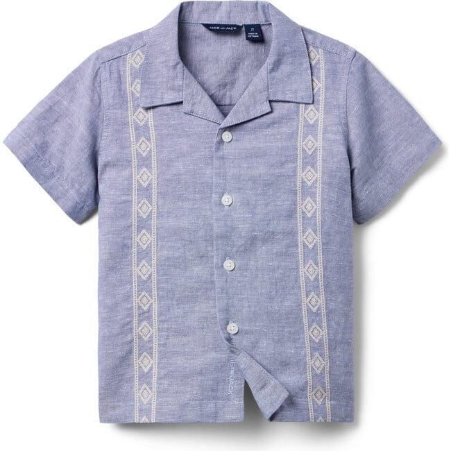The Embroidered Cabana Shirt - Button Downs - 1