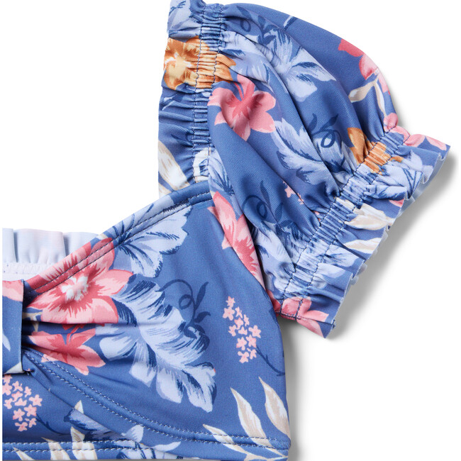 Recycled Tropical Floral Sweetheart 2-Piece Swimsuit - Two Pieces - 3