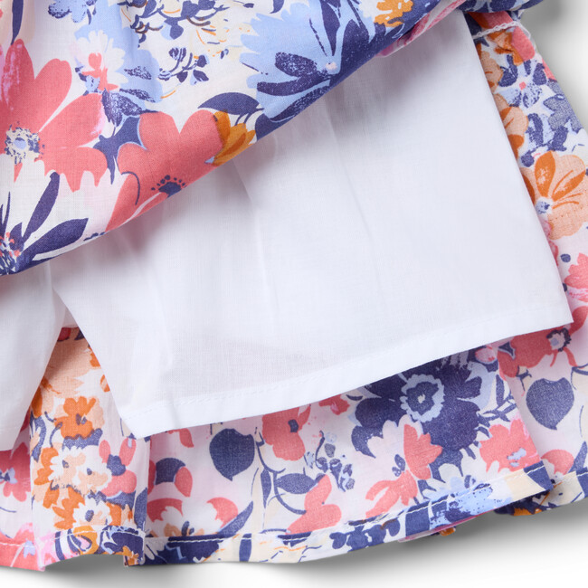 Floral Pleated Skort - Skirts - 2
