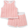 Baby Wavy Striped Crochet Matching Set - Mixed Apparel Set - 1 - thumbnail