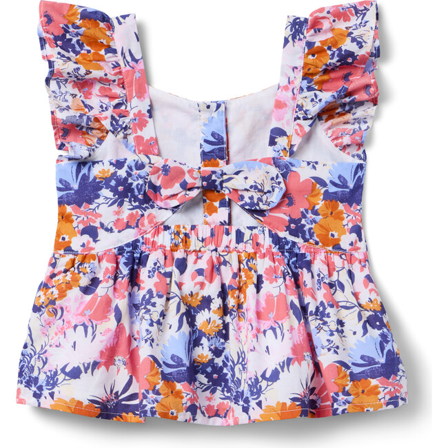Floral Peplum Top - Blouses - 2