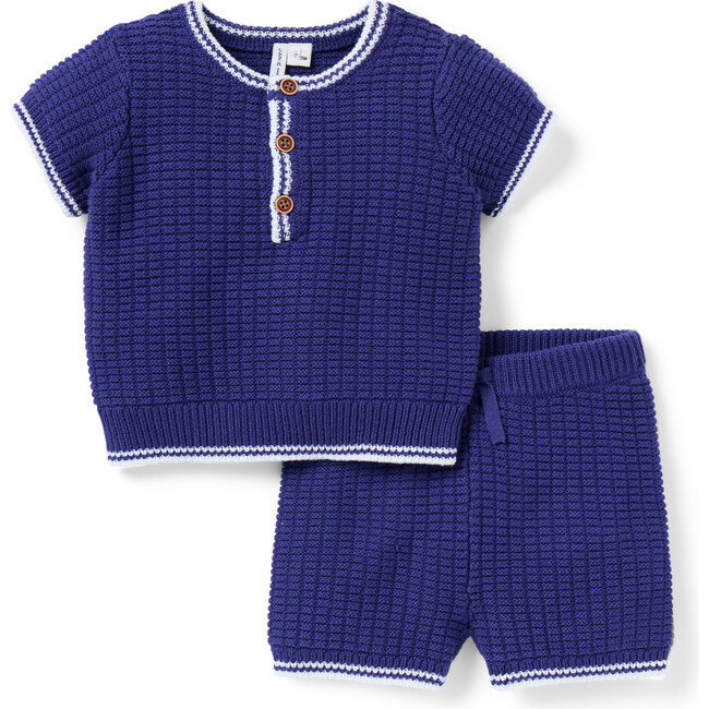Baby Waffle Knit Matching Set - Mixed Apparel Set - 1
