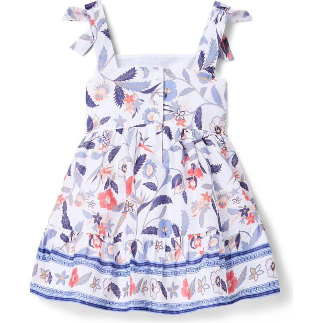 Floral Bow Strap Dress - Dresses - 2