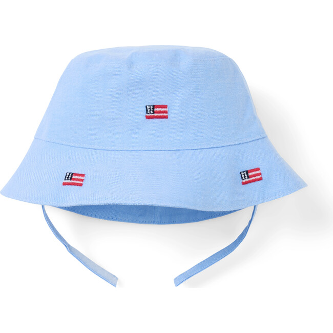 Baby Embroidered Flag Bucket Hat - Hats - 1