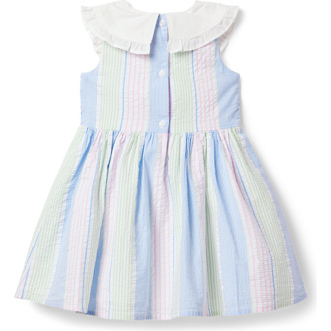 The Seersucker Smocked Sundress - Dresses - 3