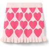 Heart Ruffle Hem Sweater Skirt - Skirts - 1 - thumbnail