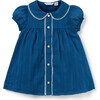 Baby Textured Stripe Collar Dress - Dresses - 1 - thumbnail