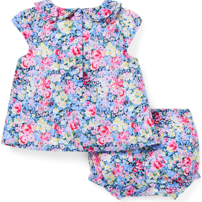 Baby Floral Ruffle Collar Matching Set - Mixed Apparel Set - 2