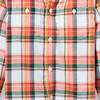 Plaid Flannel Shirt, Orange - Button Downs - 2
