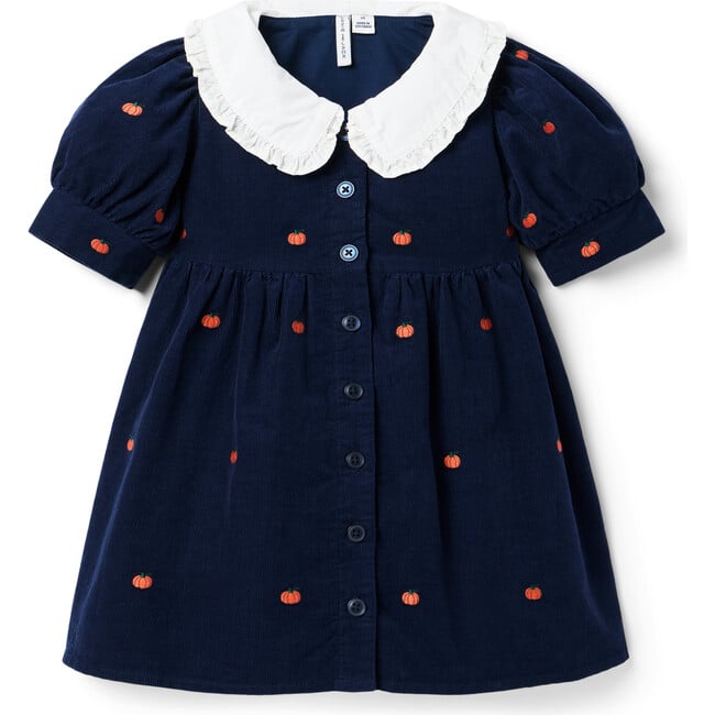 The Embroidered Pumpkin Dress - Dresses - 1