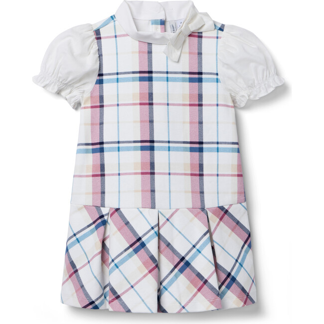 Plaid Jacquard Dropwaist Dress - Dresses - 1