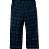 The Tartan Fully Lined Buttoned Waist Zip-Fly Pant, Blue & Black - Pants - 2 - thumbnail