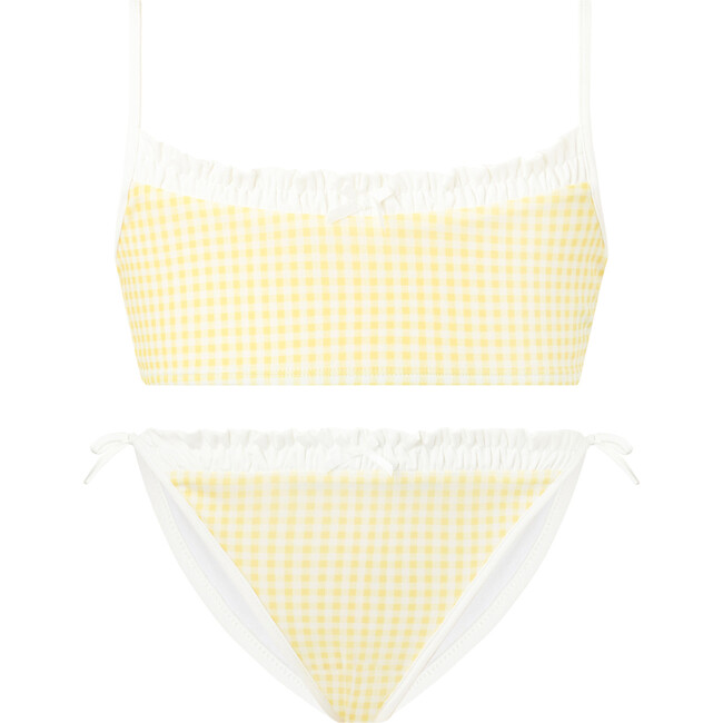 Elara Bikini, Yellow Gingham