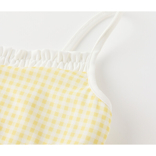 Elara Bikini, Yellow Gingham - Suits & Separates - 4