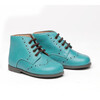 Teal Lace Up Boots - Boots - 1 - thumbnail