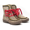 Wool Lining Boots, Beige - Boots - 1 - thumbnail