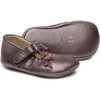 Leather Crib Shoes, Brown - Crib Shoes - 2