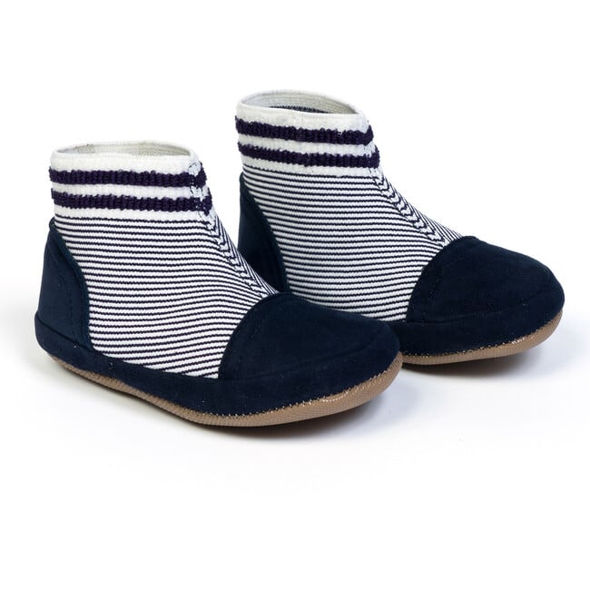 Elastic Slip-On, Navy